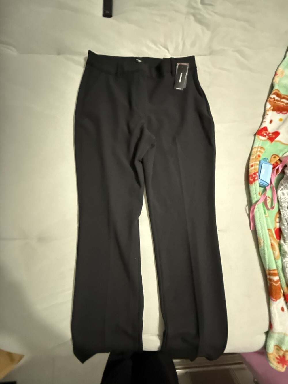Express Editor Boot Mid Rise Pants Size 8R Black